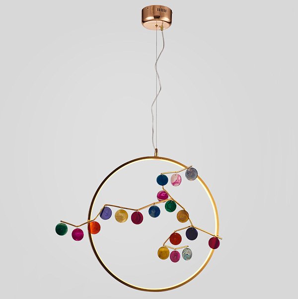 Подвесной светильник Mi round D60 Multicolored by ImperiumLoft