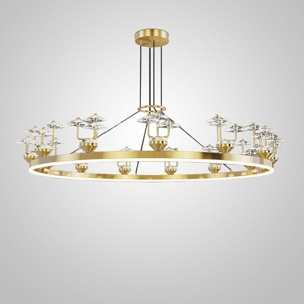 Подвесная люстра DOVRA D120 Brass by ImperiumLoft