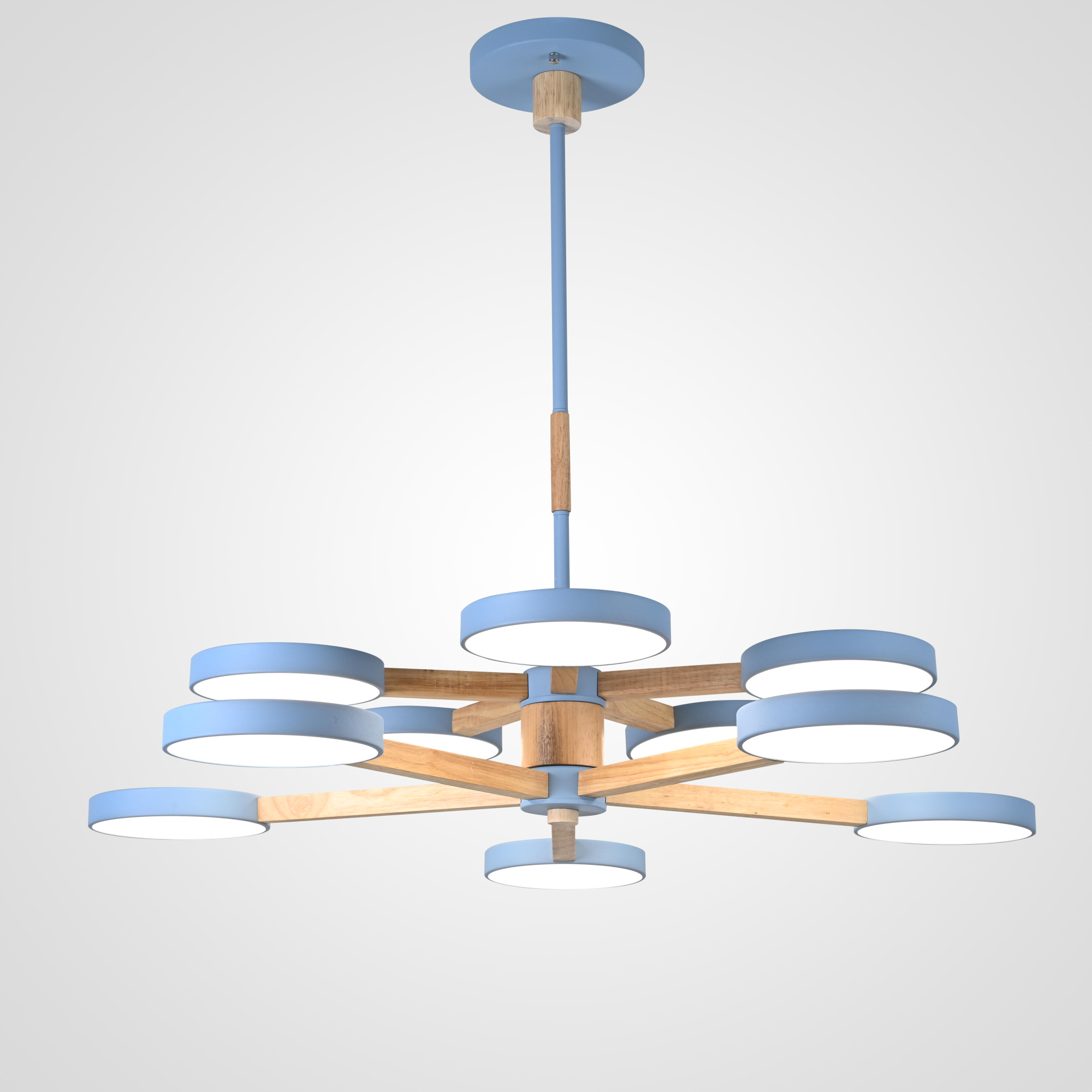 Подвесная люстра TURNA DBL L10 Blue by ImperiumLoft