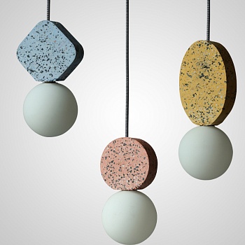 Подвесной светильник SPRITE TRIO Диск by ImperiumLoft