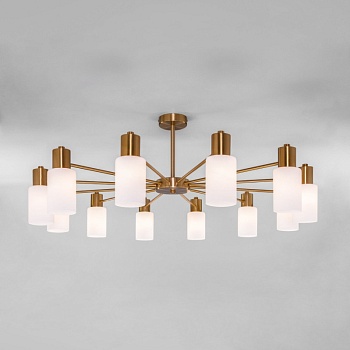 Люстра на штанге Eurosvet 70160/12 латунь Smart