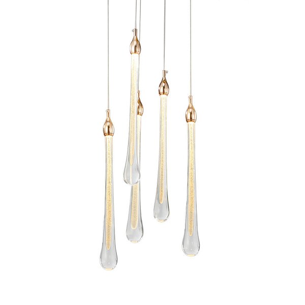 Подвесной светильник  Delight Collection Teardrop 5 gold