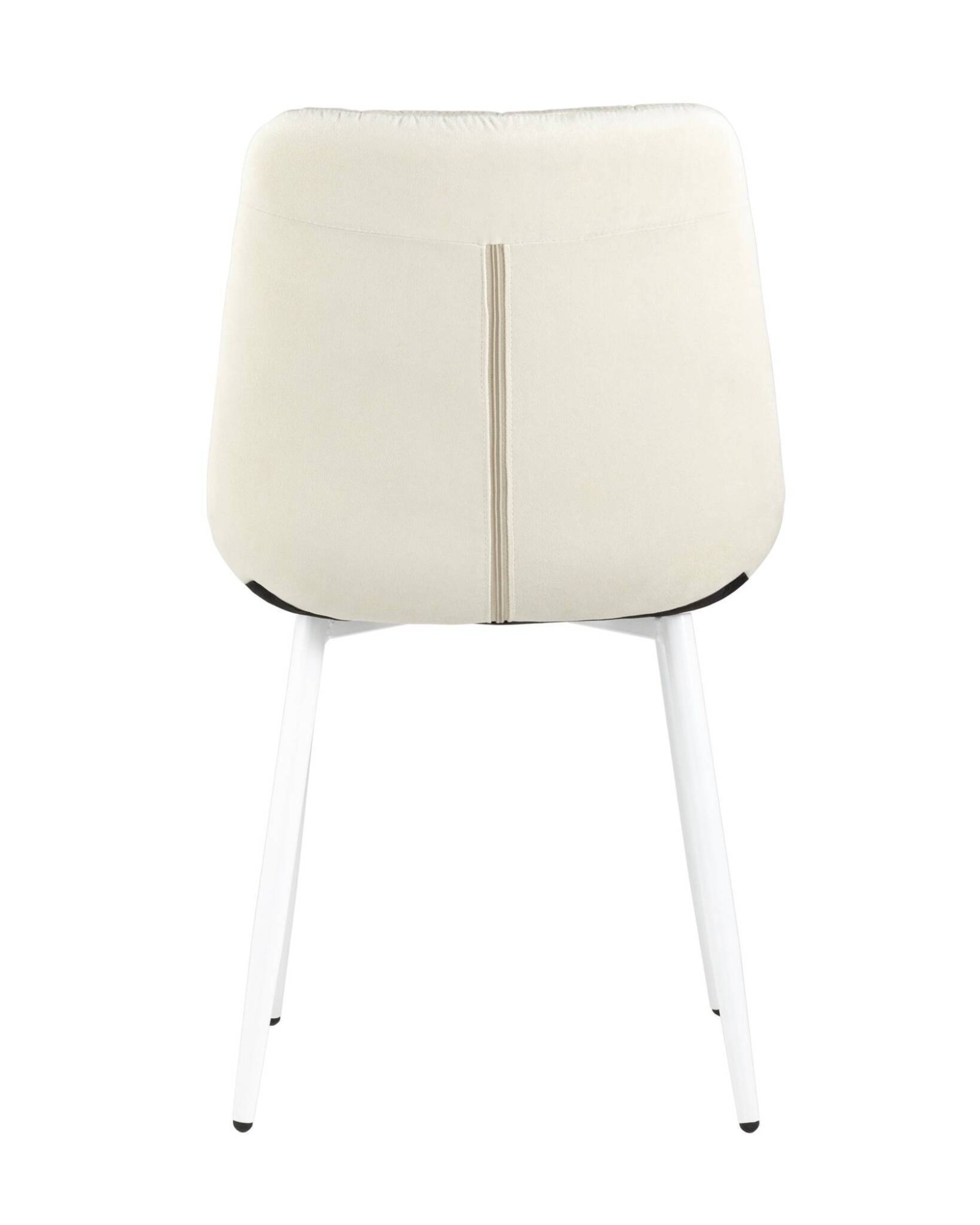 Стул Флекс велюр светло-бежевый белые ножки Stool Group