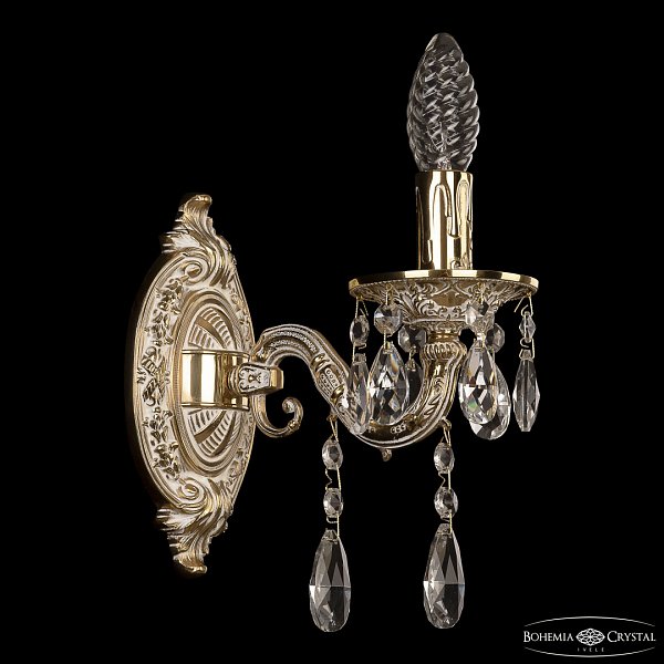 Бра бронзовые 7025B1/1/125 A GW Bohemia Ivele Crystal