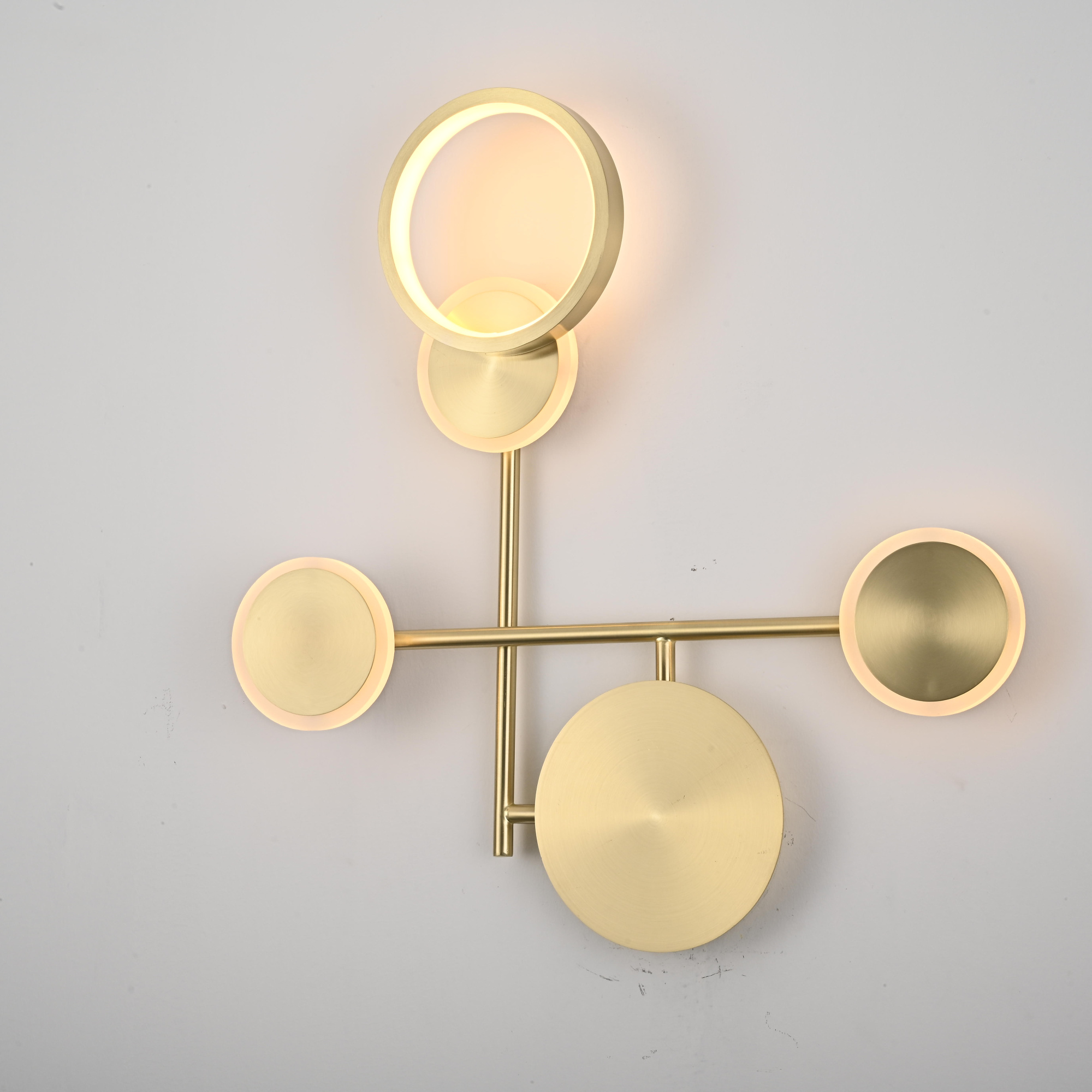 Настенный светильник ZINGY D Brass by ImperiumLoft