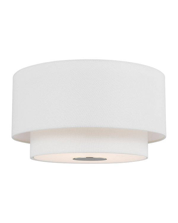 Серебряный потолочный светильник Ларедо Louvre Home LFM350723SWL