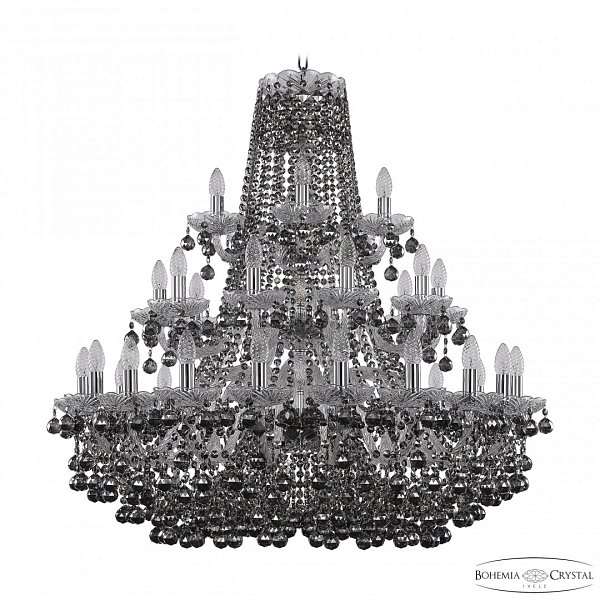 Люстра хрустальная 1409/20+10+5/360/3d Ni R781
