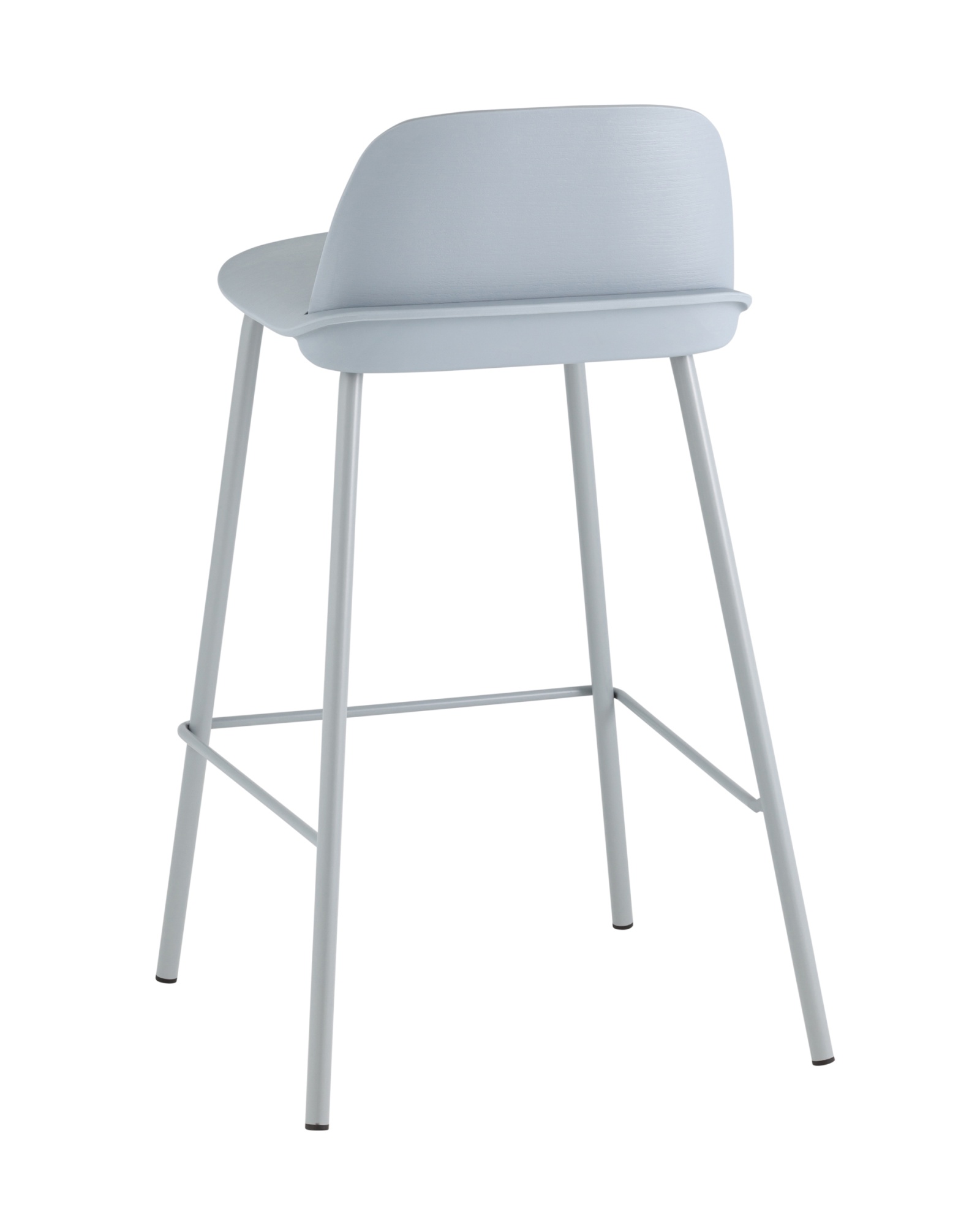 Стул полубарный Mist серо-голубой Stool Group