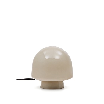 Настольная лампа из серого стекла Reig La Forma (ex Julia Grup)