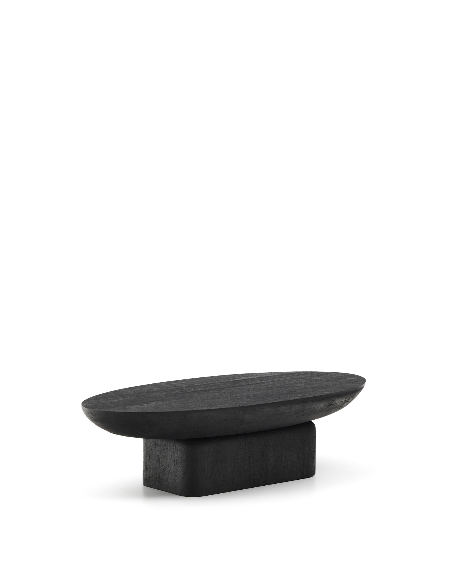 Ovak Журнальный столик из акации с чёрной отделкой 140 x 70 см La Forma (ex Julia Grup)