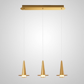 Подвесной светильник CURTISS MORE L3 Brass Планка by ImperiumLoft