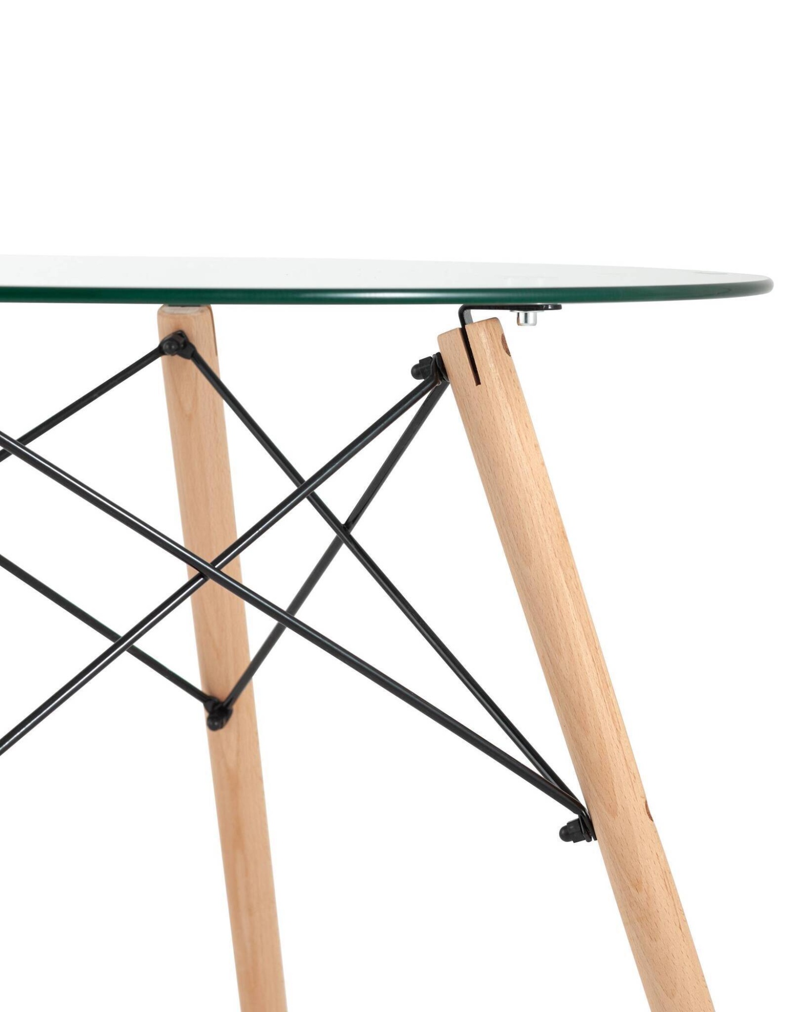 Стол DSW D80 стеклянный Stool Group