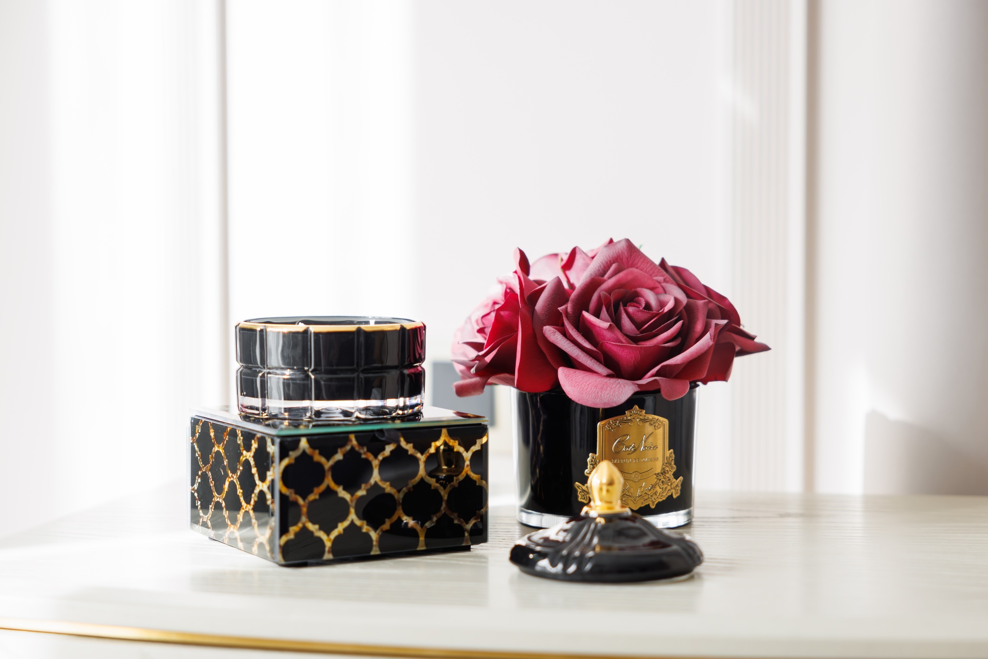 Свеча ароматическая в вазе Garda Decor 96CN-4504