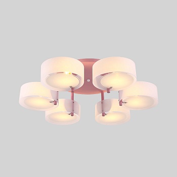 Потолочная люстра HEDDA D73 6 lamps Pink by ImperiumLoft