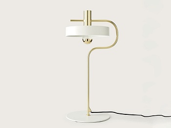 Настольная лампа Aloa латунь - белый Aromas del Campo