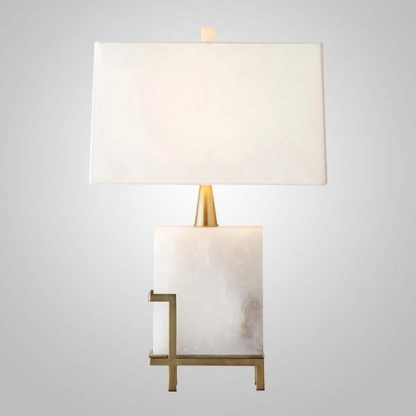 Настольная лампа Art-Deco White marble Lamp by ImperiumLoft