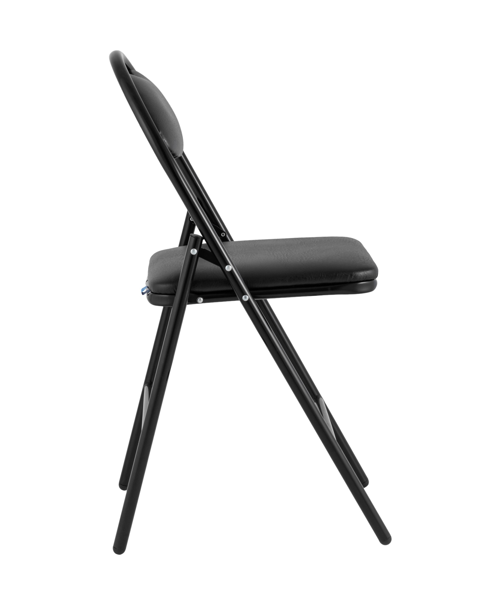 Стул складной Hagen экокожа черный каркас черный Stool Group