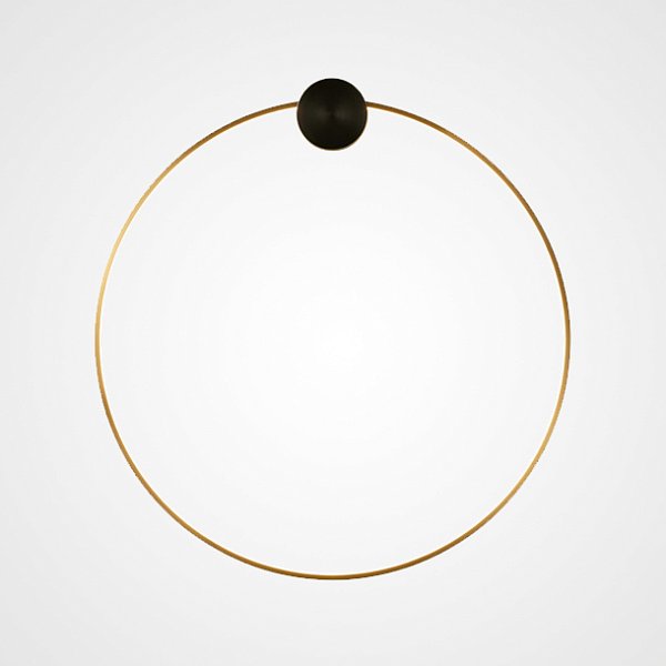 Настенный светильник WOLKE WALL D80 Brass by ImperiumLoft