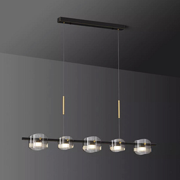 Подвесной светильник NICOLETTA D LONG L100 Black by ImperiumLoft
