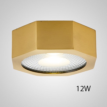 Точечный светильник MAUD D12 Brass 12W by ImperiumLoft