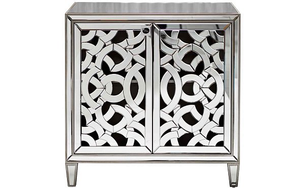 Комод зеркальный двухдверный Garda Decor KFC974