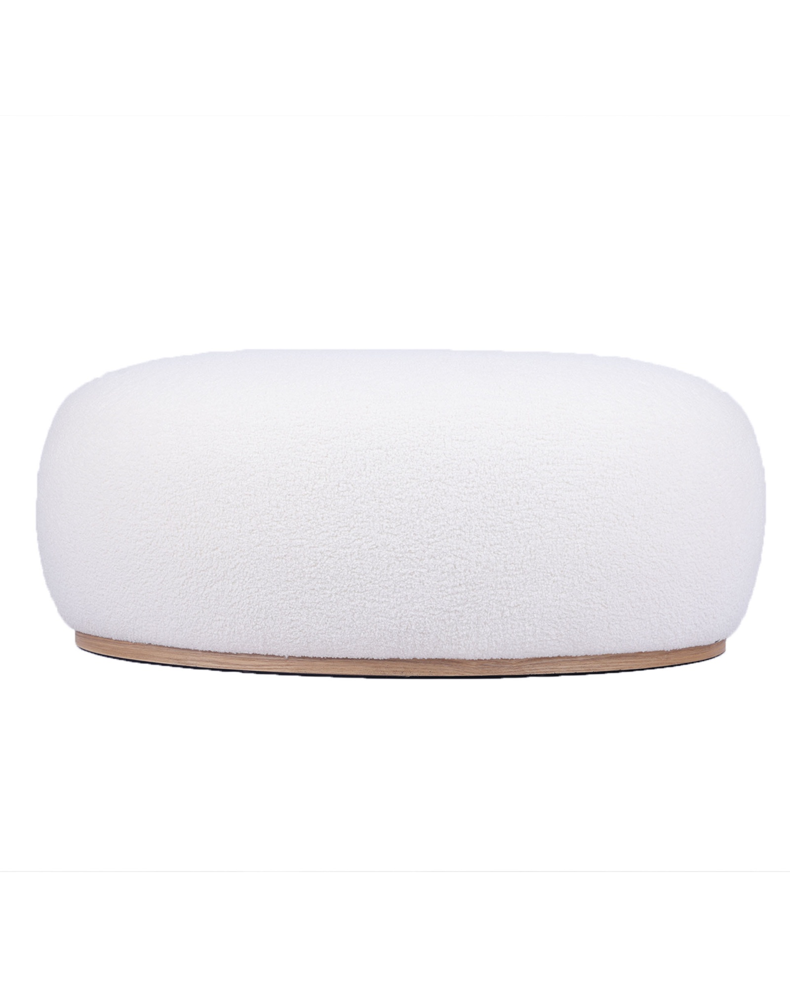 Пуф Полли XL тедди белый Stool Group