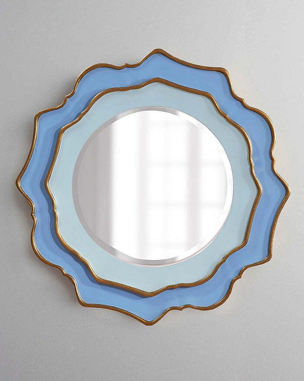 Зеркало в небесно-голубой раме Дороти Louvre Home LH2282blue
