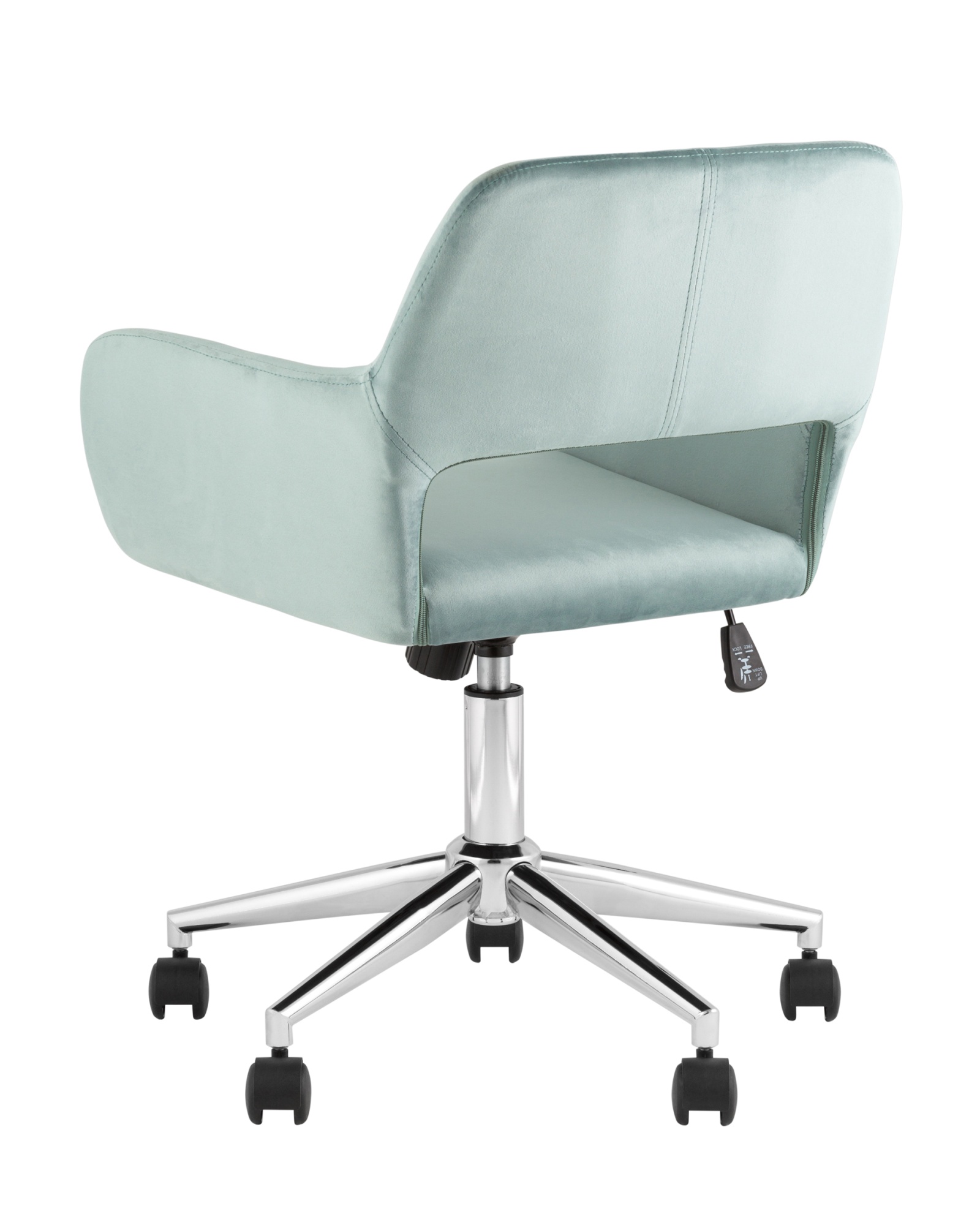 Кресло офисное ROSS велюр серо-зеленый Stool Group