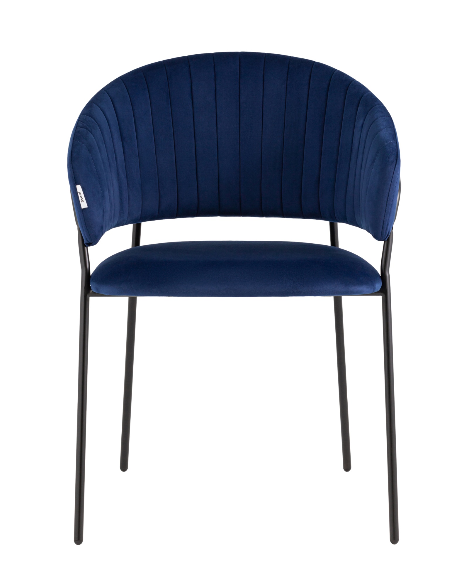 Стул Бруно велюр синий Stool Group