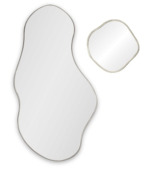 Lake Panno Silver Сет из 2-х зеркал 58*110 см, Ø41 см Art-Zerkalo SM122SL