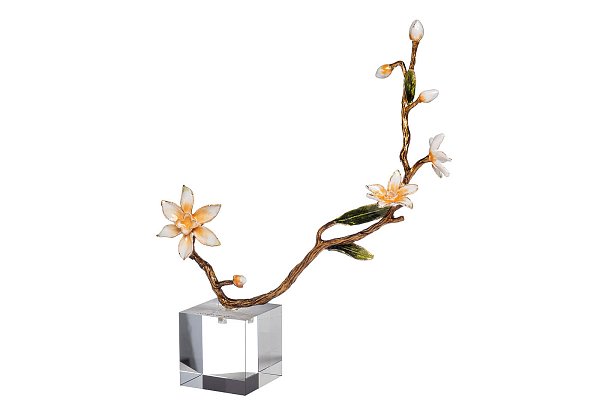 Статуэтка "Ветви с розовыми цветами" Garda Decor 55RD4373