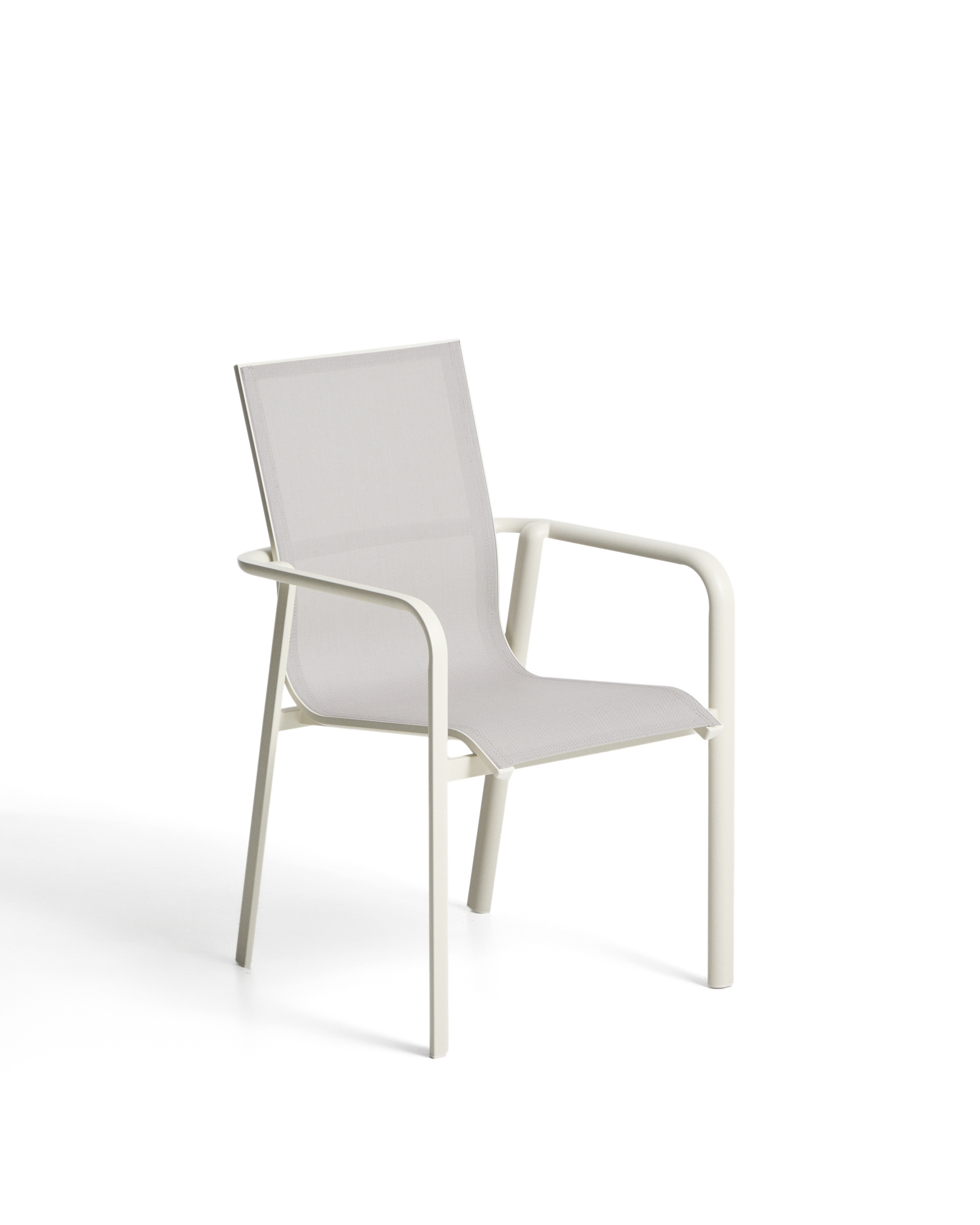 Уличный стул Canea из алюминия цвета экрю La Forma 482590