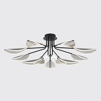 Потолочная люстра VISUAL L12 Black by ImperiumLoft