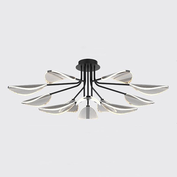 Потолочная люстра VISUAL L12 Black by ImperiumLoft