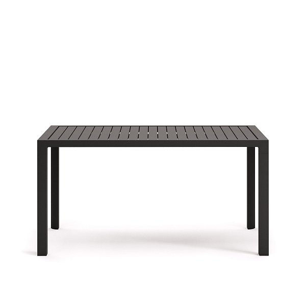 Culip Алюминиевый уличный стол с порошковым покрытием серого цвета 150 x 77 см La Forma (ex Julia Grup)