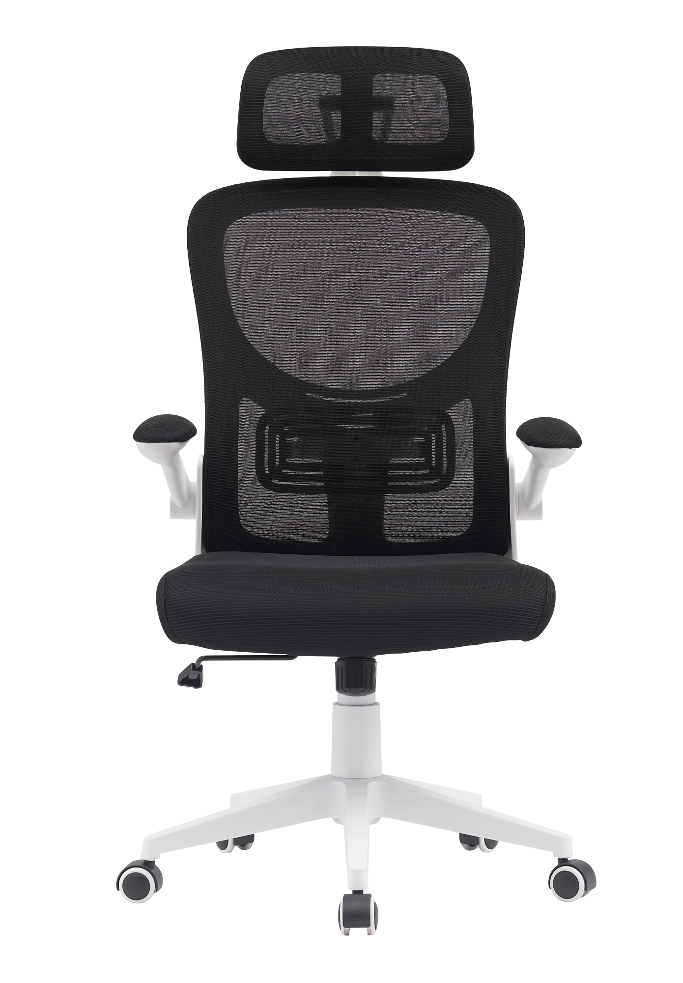 Кресло офисное TopChairs Airone белый с черной сеткой Stool Group