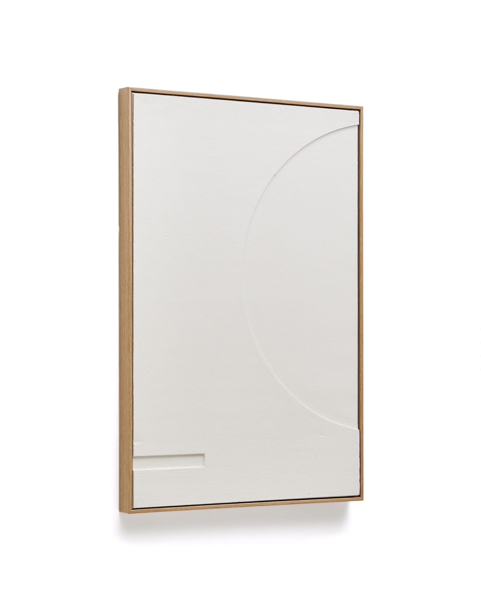 Sefri Картина с круглыми геометрическими фигурами белого цвета 60 х 90 см La Forma (ex Julia Grup)