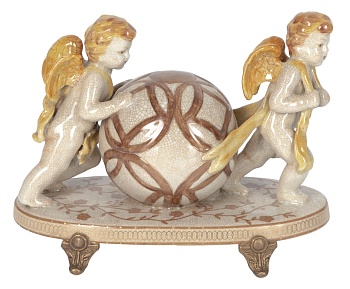 Фигурка Ангелы с шаром Glasar F1120HC/X2346