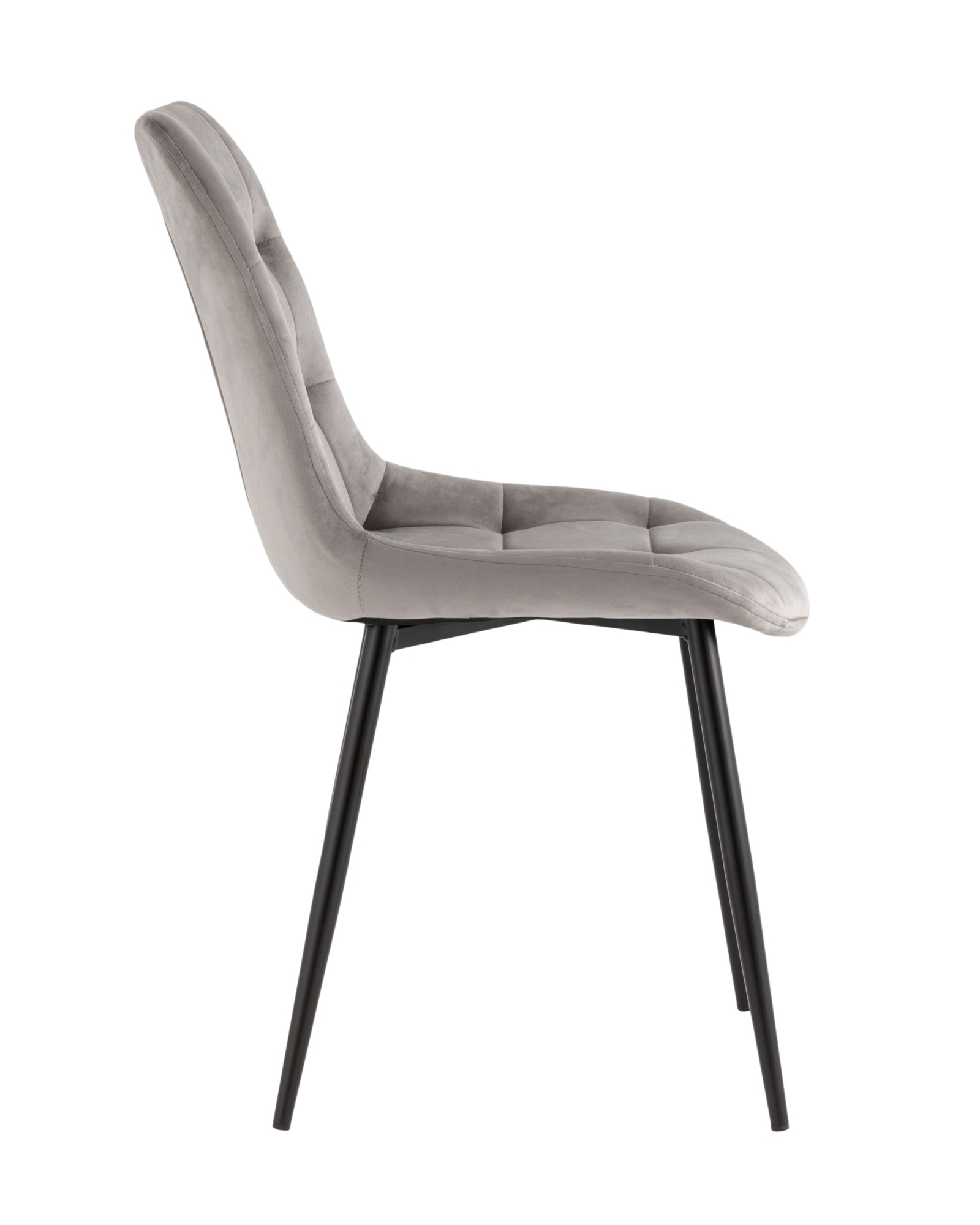 Стул Флекс New велюр светло-серый Stool Group