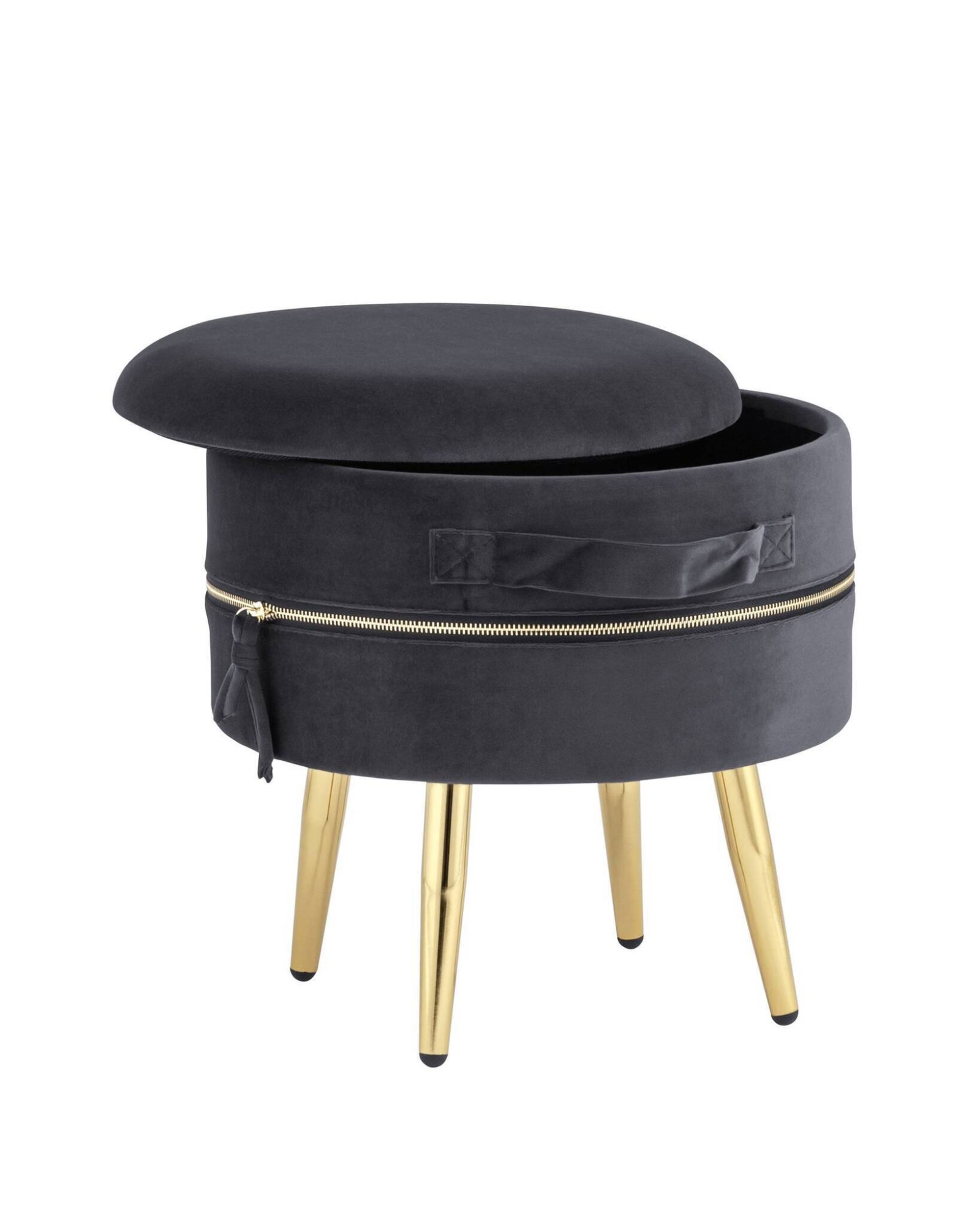 Пуф Тильда велюр антрацит Stool Group