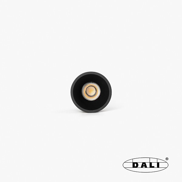 TULIPA Встраиваемый светильник SIM 10W черный 15° 4000K CRI90 DALI Faro