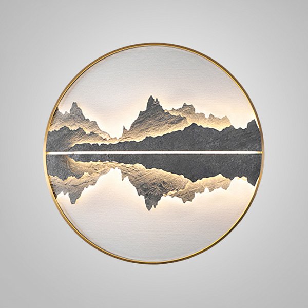 Настенный светильник DAWN B B D80 Brass by ImperiumLoft