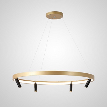 Подвесная люстра RAPID CH D100 Brass Black by ImperiumLoft