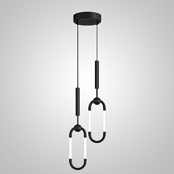 Подвесной светильник FINNUR DUO C H30 Black by ImperiumLoft