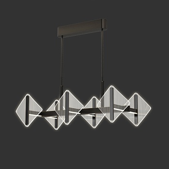 Потолочный светильник KEEN LONG L80 Black by ImperiumLoft