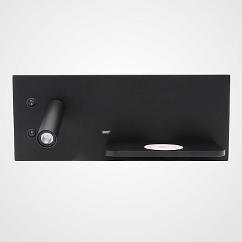 Настенный светильник GENIUS Left Black by ImperiumLoft