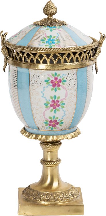 Ваза с крышкой Glasar J629C/HLD0956