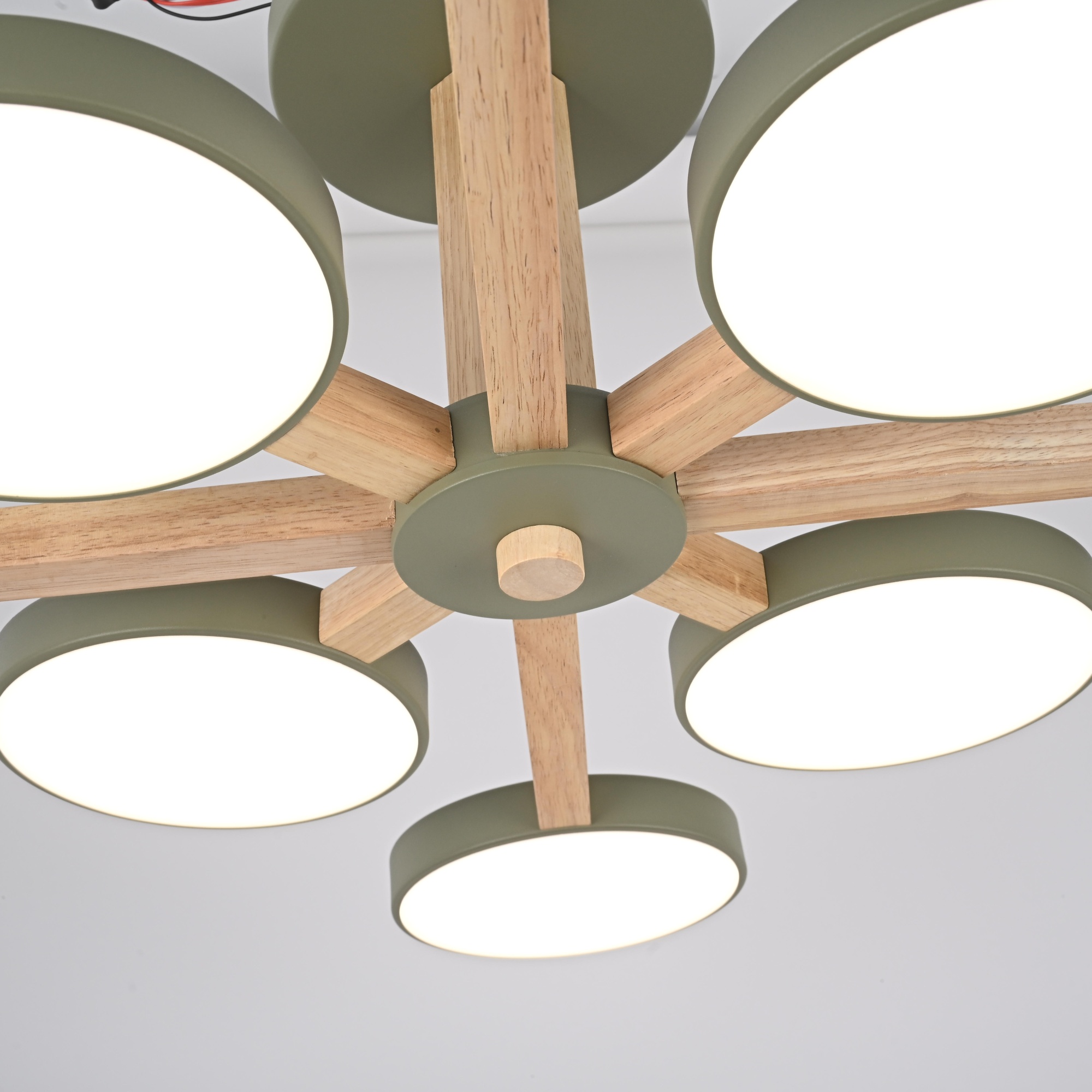 Потолочный светильник TURNA L8 Khaki by ImperiumLoft