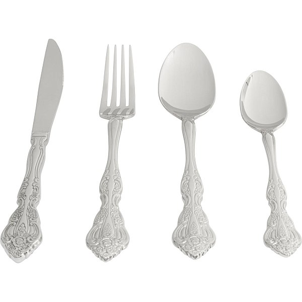 Набор столовых приборов Attina Silver (16/part) KARE 58210