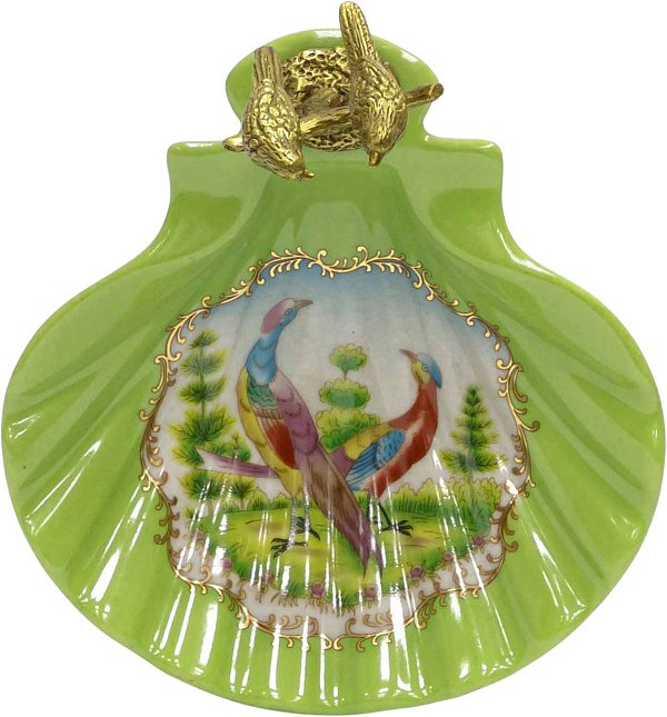 Блюдо с птичками Glasar 31G2423/C562C/HLG0752